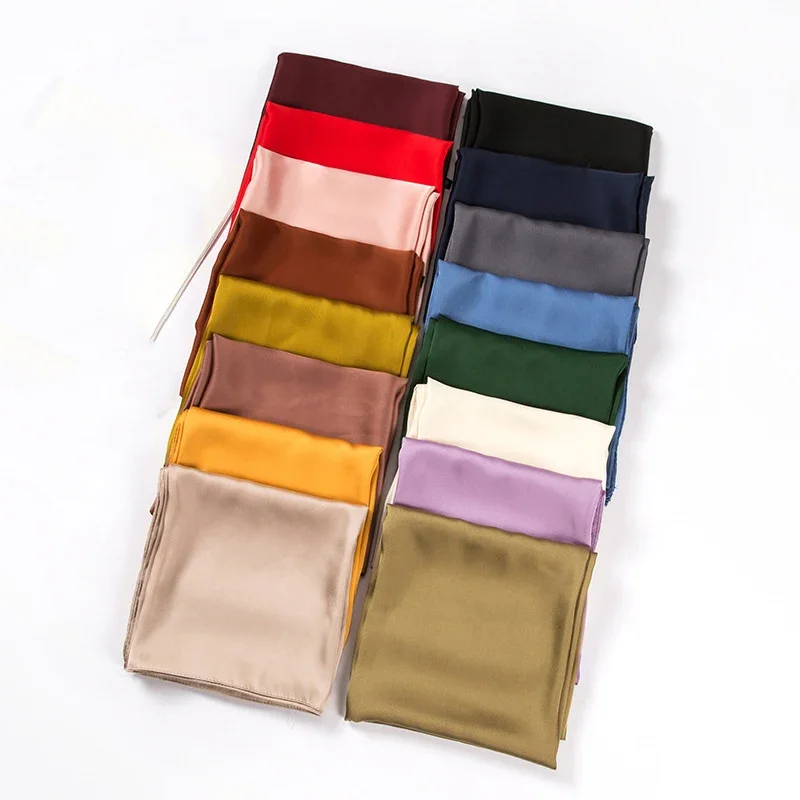 Silk Scarf Square - Pañuelo de satén para mujer de