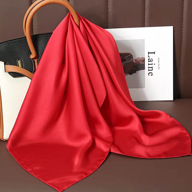 Silk Scarf Square - Bufanda cuadrada de seda de Color