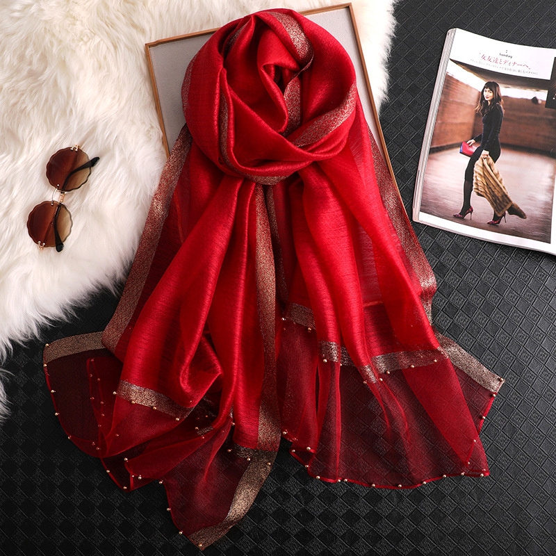 Silk Scarf Square - 2024 Bufanda chal de seda de
