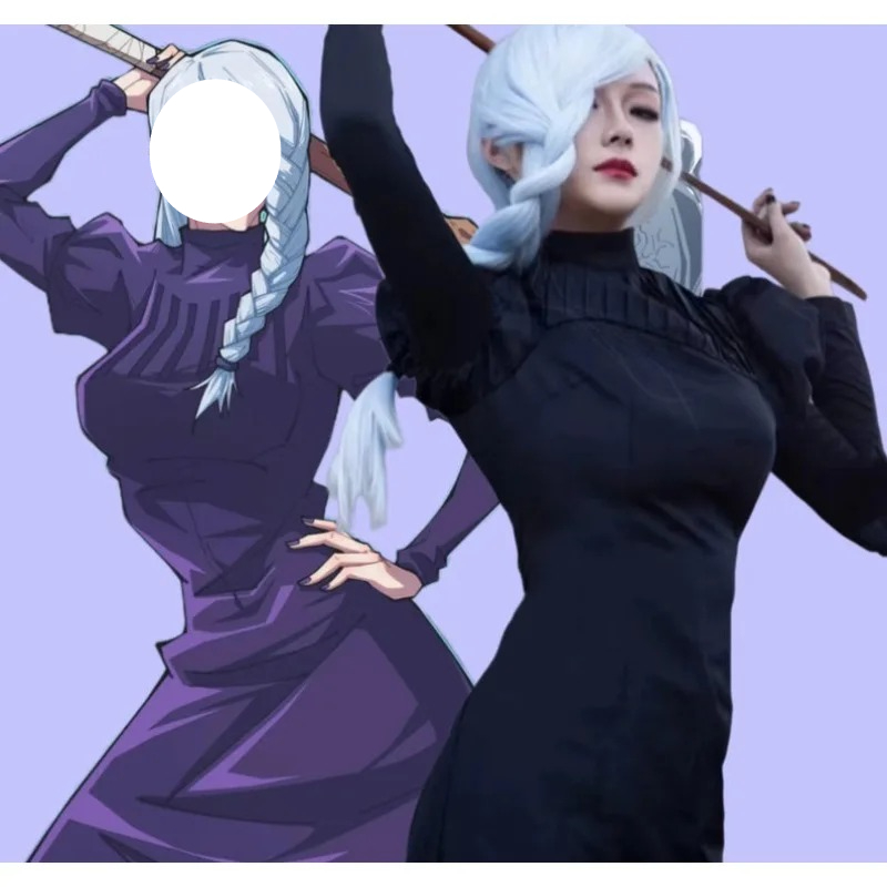 Women'S Accessories Clothing - Disfraz de Anime Meimei Jujutsu, vestido