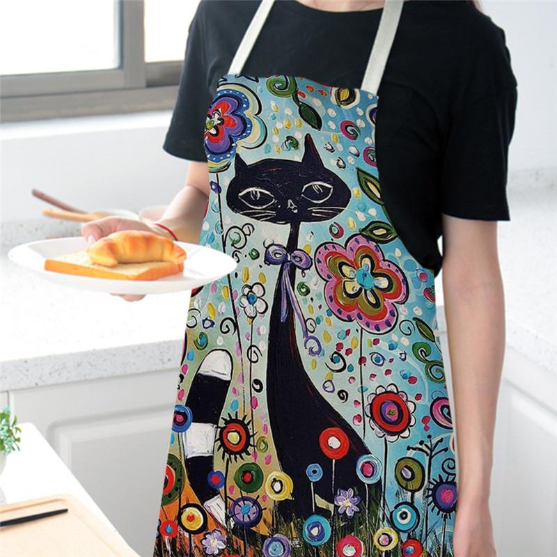 Delantal de cocina con flores  - Women Kitchen Accessories reseña y precio