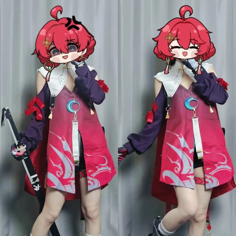 A;3,v;7'd/Wuthering Waves Danj - Women'S Red Accessories reseña y precio