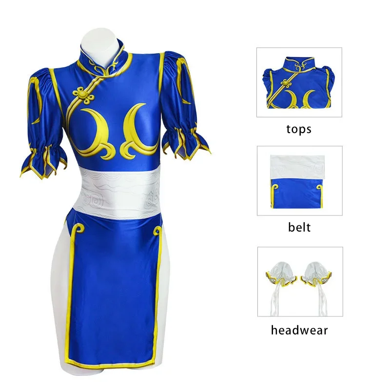 Disfraz de Cosplay de Chun Li  - Women'S Accessories Clothing reseña y precio