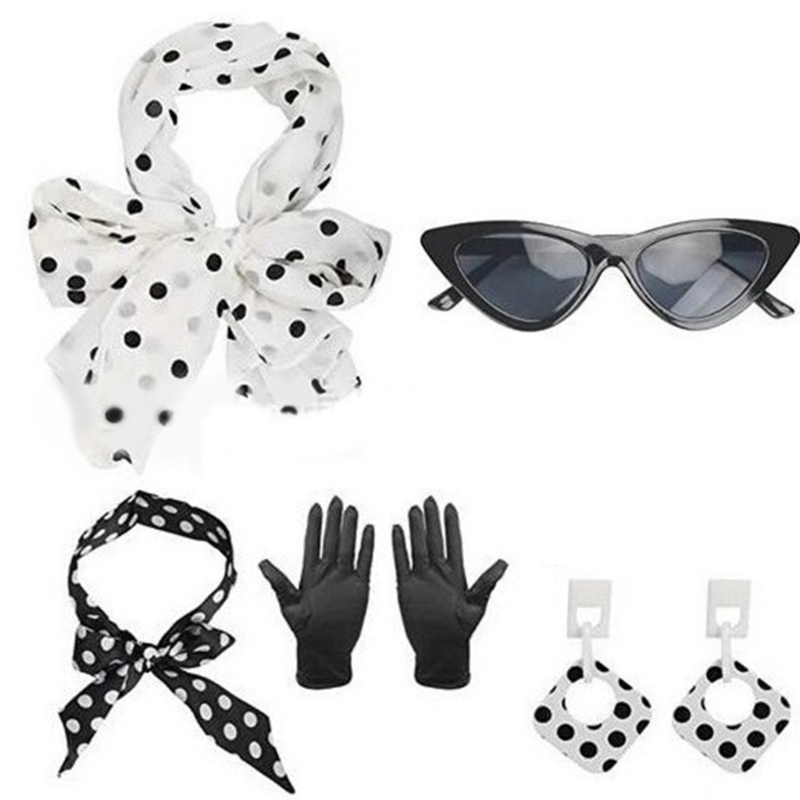 5 piezas: disfraz de mujer de  - Women'S Accessories In The 1950S reseña y precio