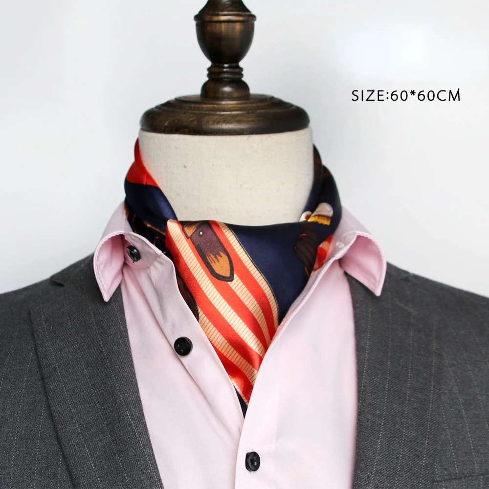 Pañuelo de seda para hombre, t - Silk Scarf Square reseña y precio