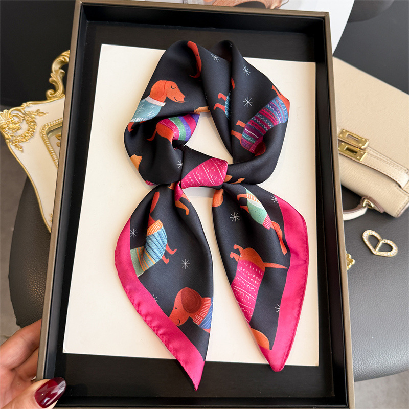 Pañuelo de Moda con Estampado  - Silk Scarf Square reseña y precio