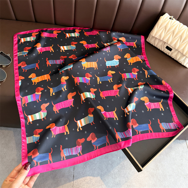 Pañuelo de Moda con Estampado  - Silk Scarf Square reseña y precio