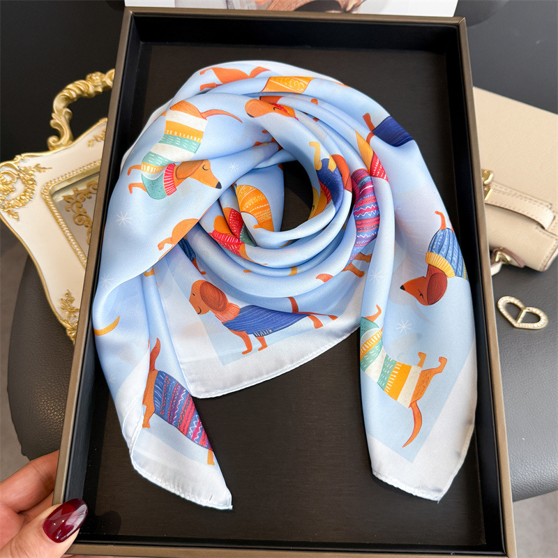 Pañuelo de Moda con Estampado  - Silk Scarf Square reseña y precio