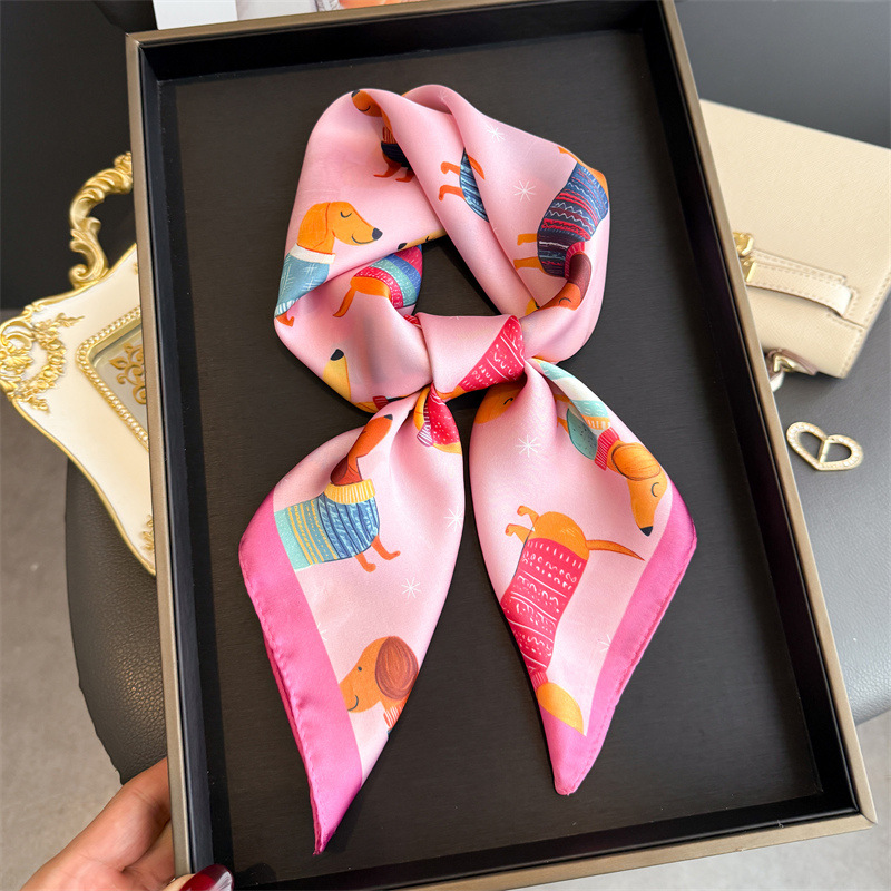 Pañuelo de Moda con Estampado  - Silk Scarf Square reseña y precio