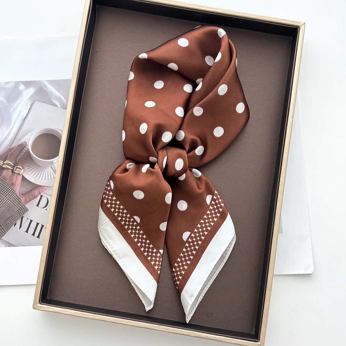 Pañuelo cuadrado de satén suav - Silk Scarf Square reseña y precio