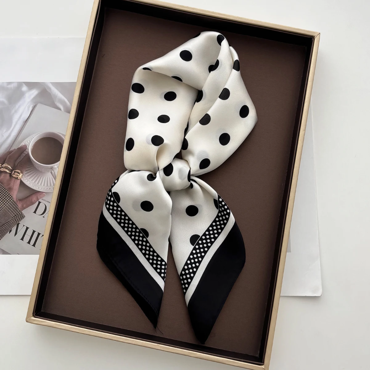 Pañuelo cuadrado de satén suav - Silk Scarf Square reseña y precio