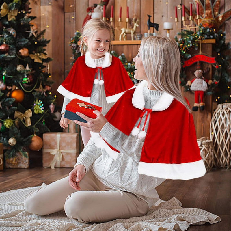Capa de Papá Noel para Mujer y - Women'S Red Accessories reseña y precio