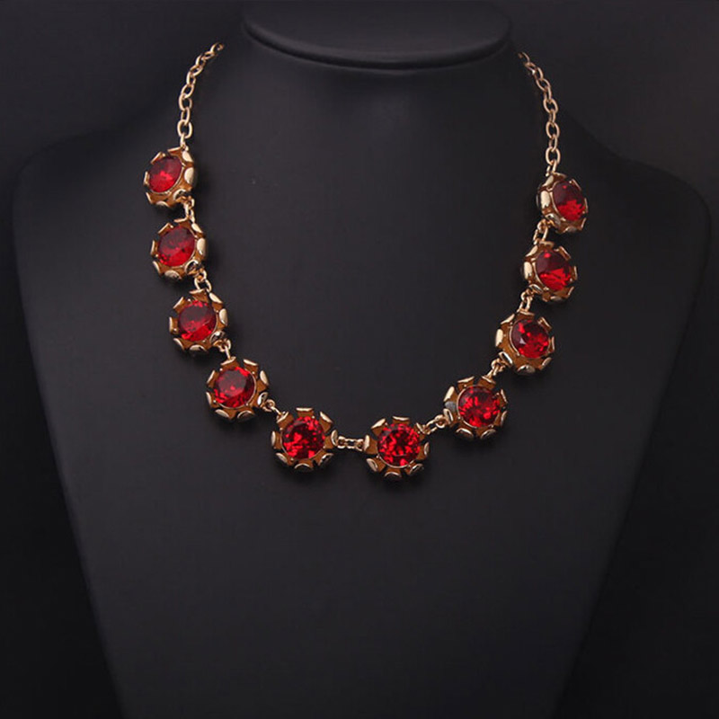 Nuevo collar de cristal de luj - Women Accessories Dubai reseña y precio